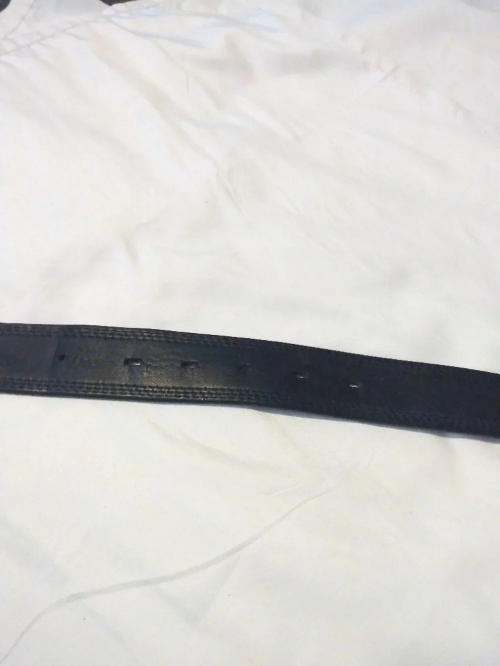 Carhartt Black Leather Belt Size 53 Workwear Utility Classic Rugged Minimalist